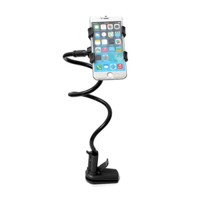 Telefoonhouder met flexibele arm zwart