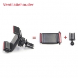 3 in 1 telefoonhouder: raam, ventilatie en dashboard