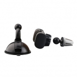 2 in 1 telefoonhouder: raam en ventilatie