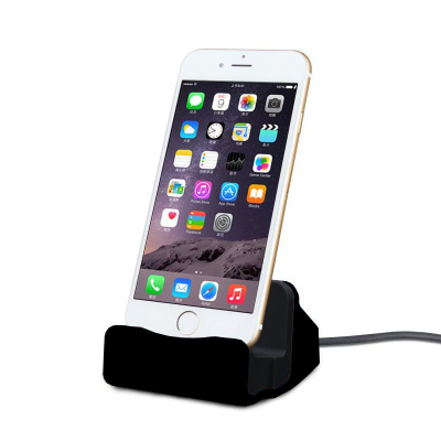 iPhone docking station zwart