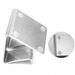 Aluminium smartphone standaard zilverkleurig