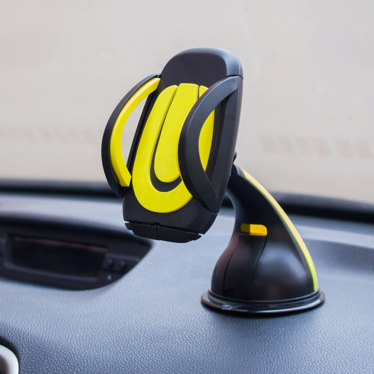 Zuignap op dashboard bevestigen